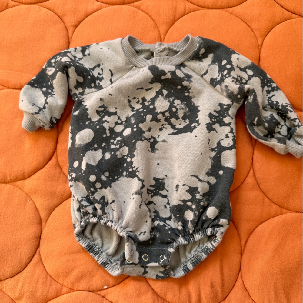 Greyson Mini Tie Dye Bubble Romper Newborn